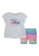 Converse white Converse Girl Infant's Printed Short Sleeves Tee & Biker Shorts Set (12 - 24 Months) - White 1F4F4KA76EB404GS_1