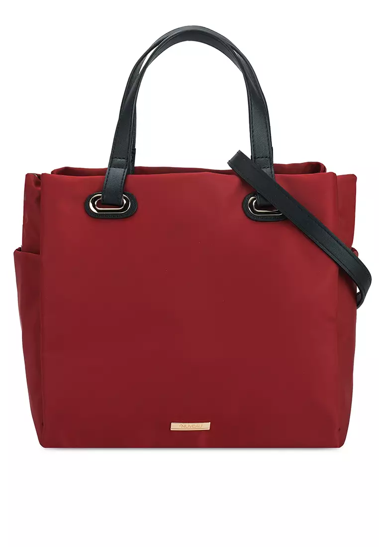 Red on sale nylon bag