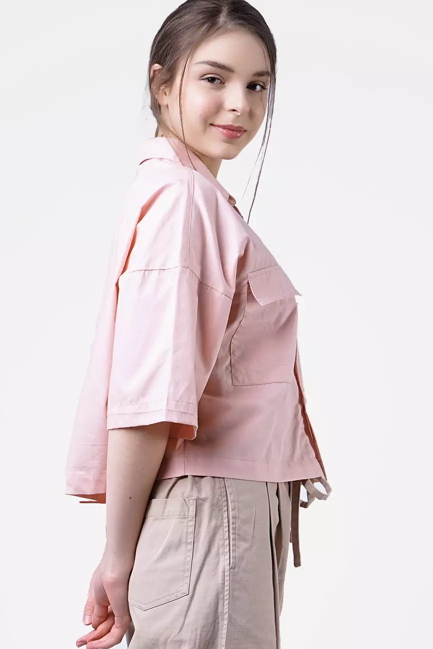 Kemeja Wanita Talva Peach