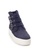 Shu Talk blue Amaztep Suede Leather High Top Buckle Platform Sneakers 577A0SH9DF38C0GS_2