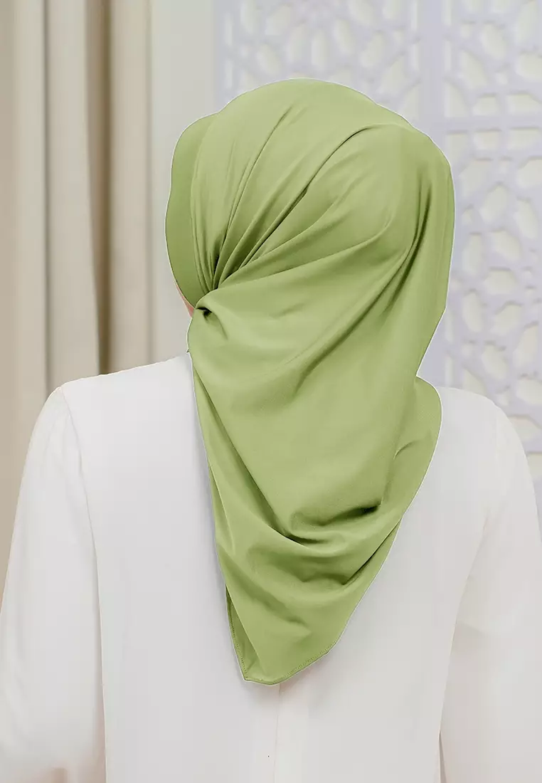 HIJAB INSTAN SOFTPAD AMEENA - AVOCADO