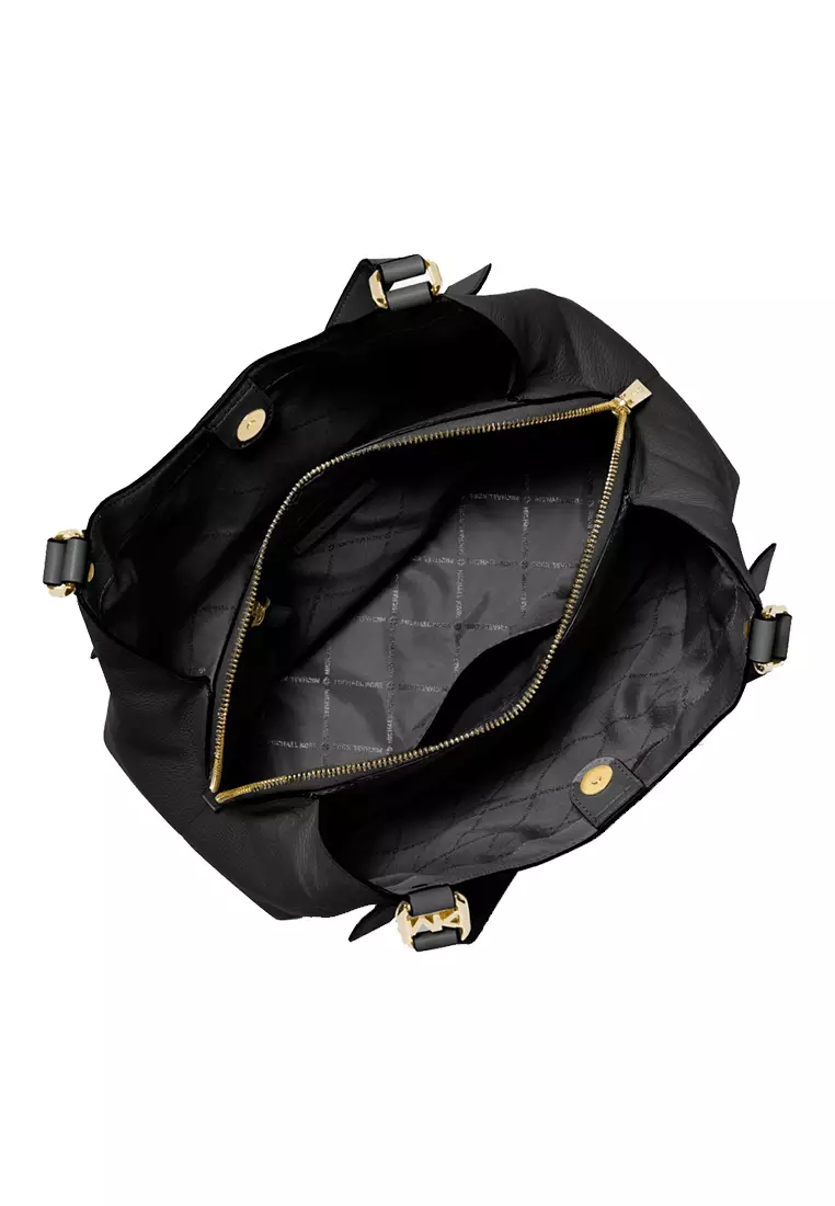 Buy Michael Kors Michael Kors Arlo Large Pebbled Leather Shoulder Bag Black  35S3Gw7L7L 2023 Online | Zalora Singapore