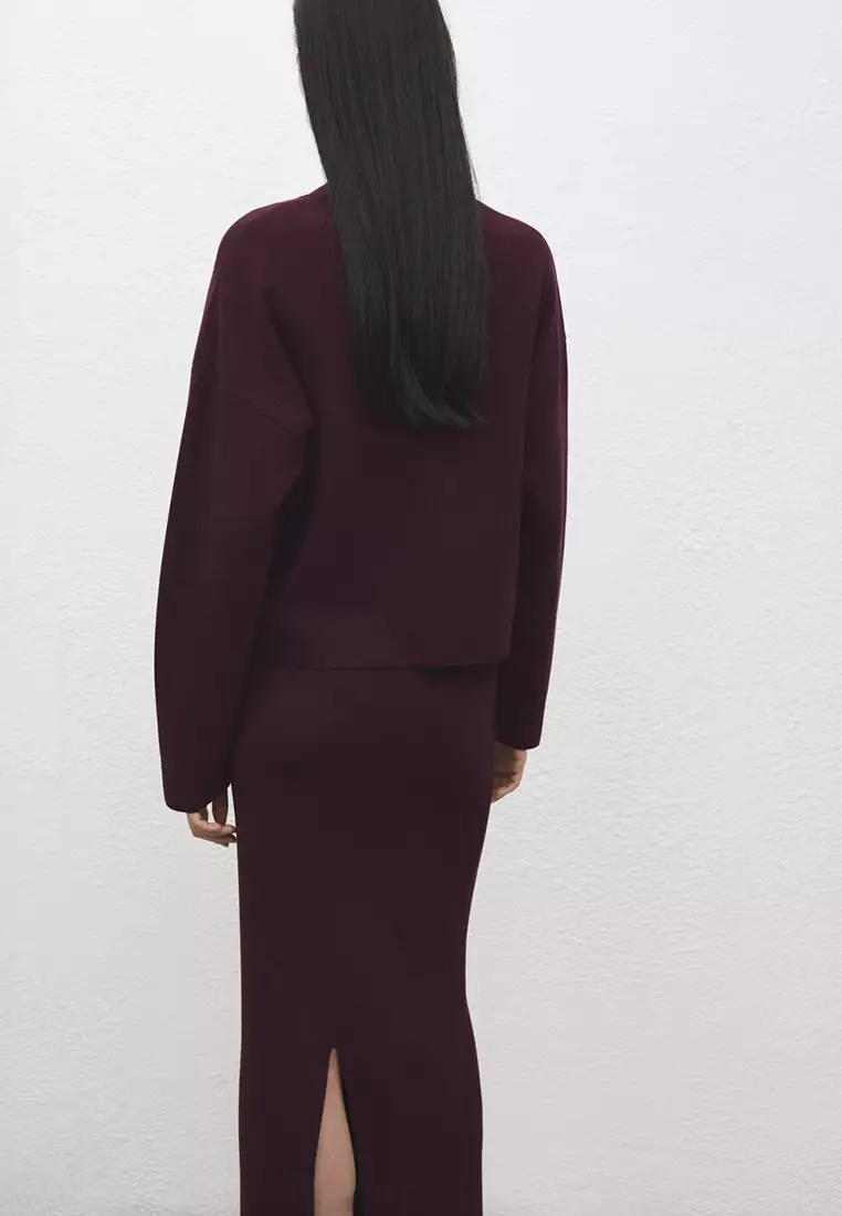 Round-Neck Knitted Sweater