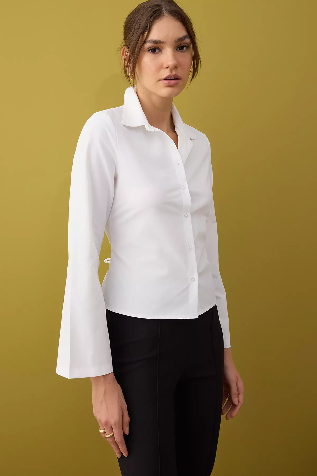 Corset Detailed Shirt
