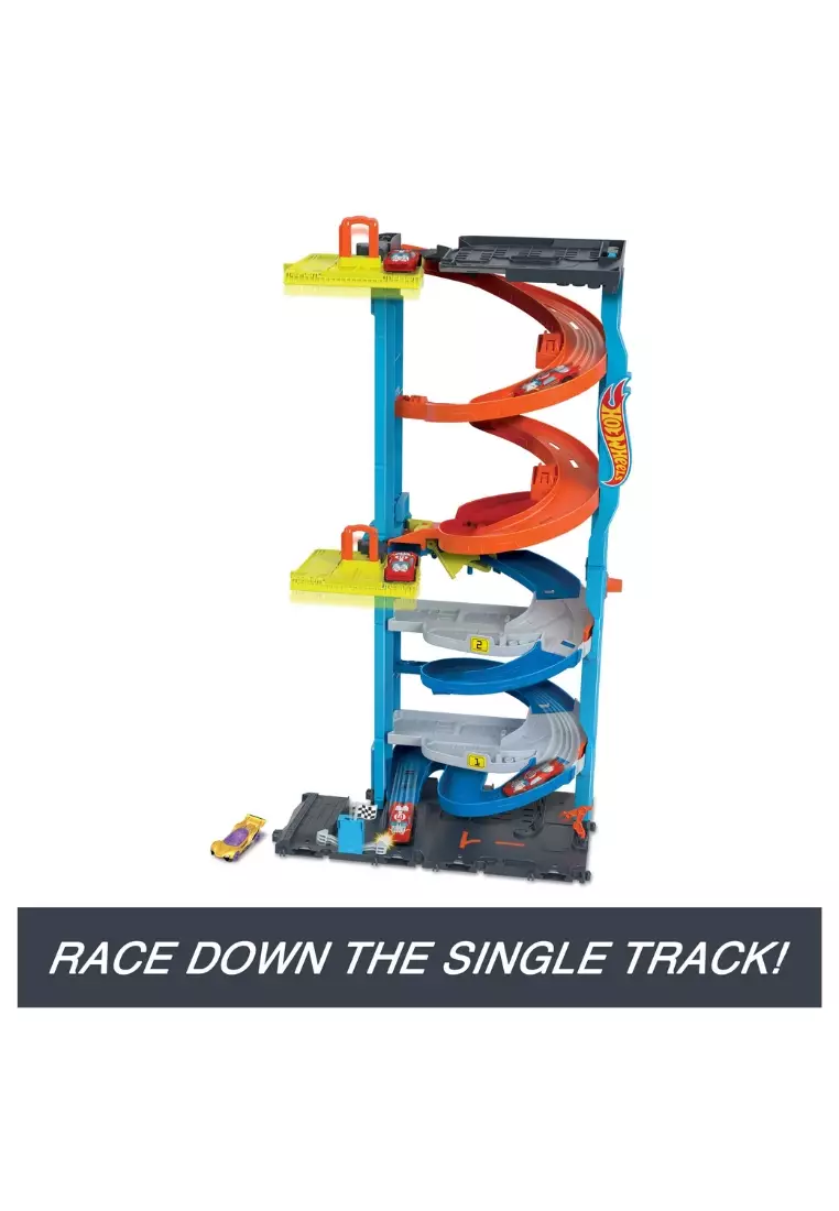 Buy Hot Wheels Hot Wheels City Transforming Race Tower Playset