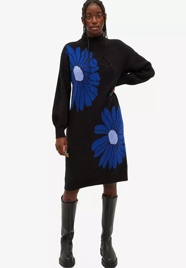 Oversized Midi Knit Dress