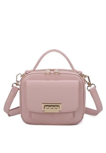 Milliot & Co. pink Janine Top Handle Bag 64258AC4A87293GS_1