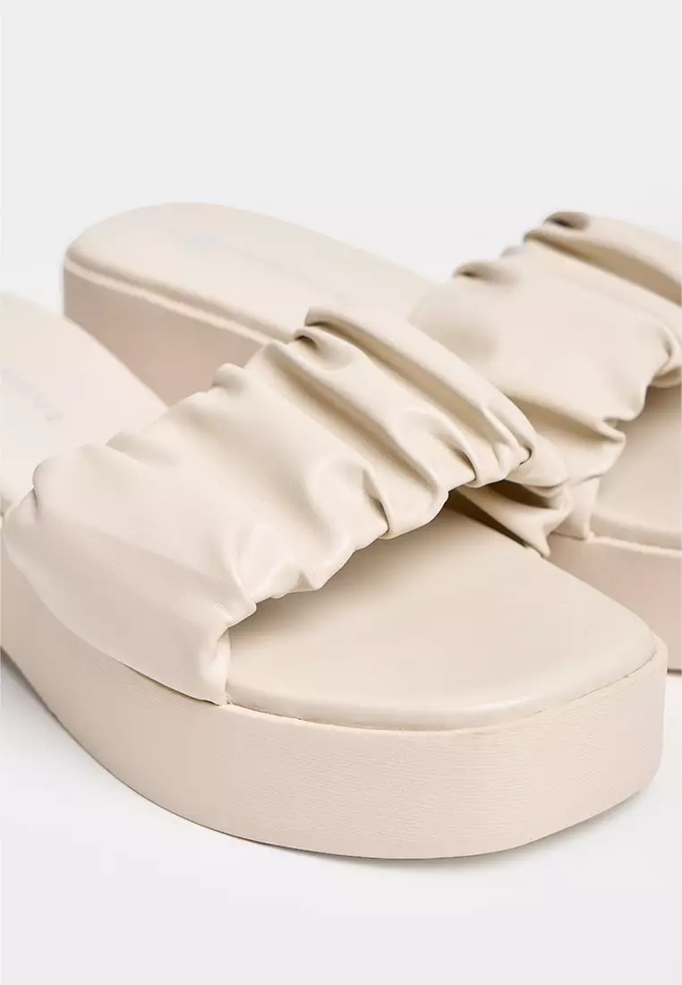 Women's Leather Platform Sandals