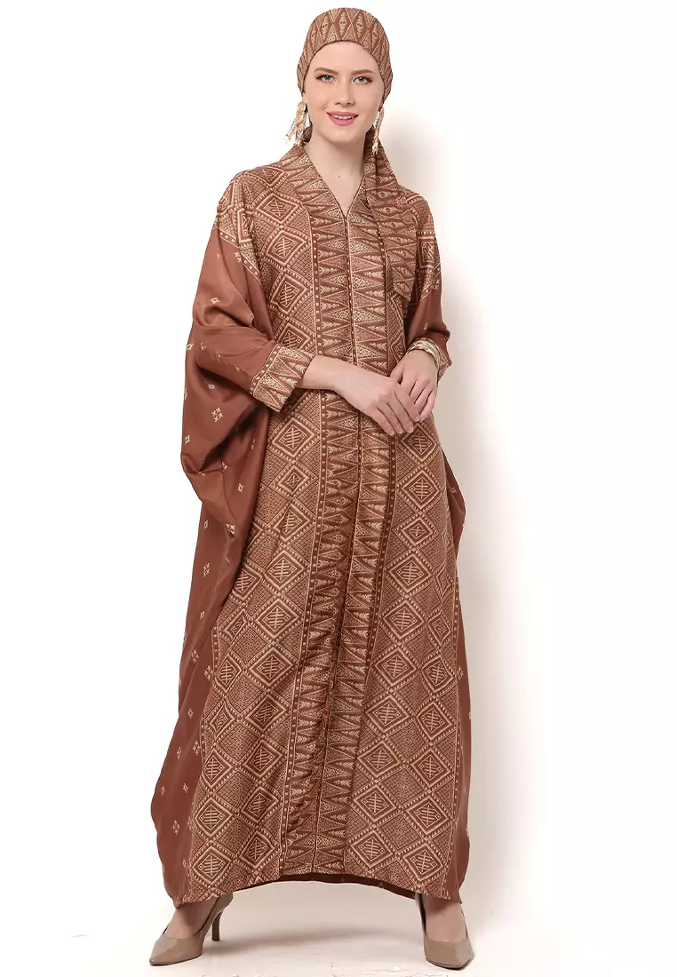 Kanzi Exclusive Long Sleeve Songket Kaftan