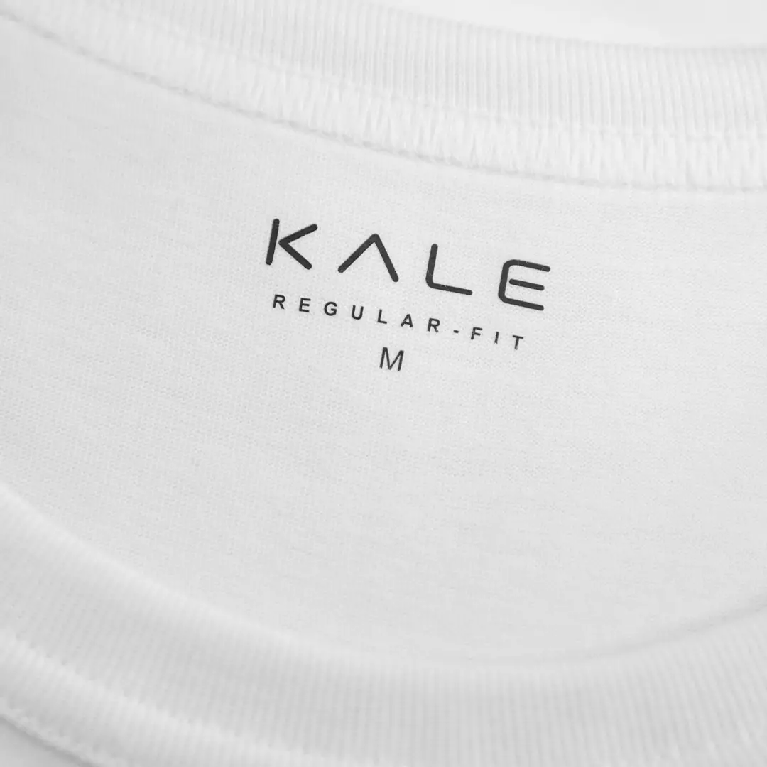 Kale Axelo White / Kaos Lengan Pendek Pria / Kaos Unisex