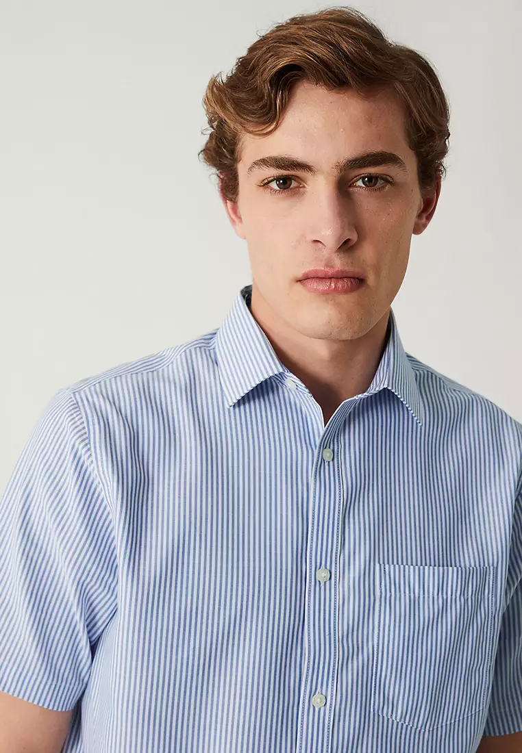 Regular Fit Non Iron Pure Cotton Oxford Shirt