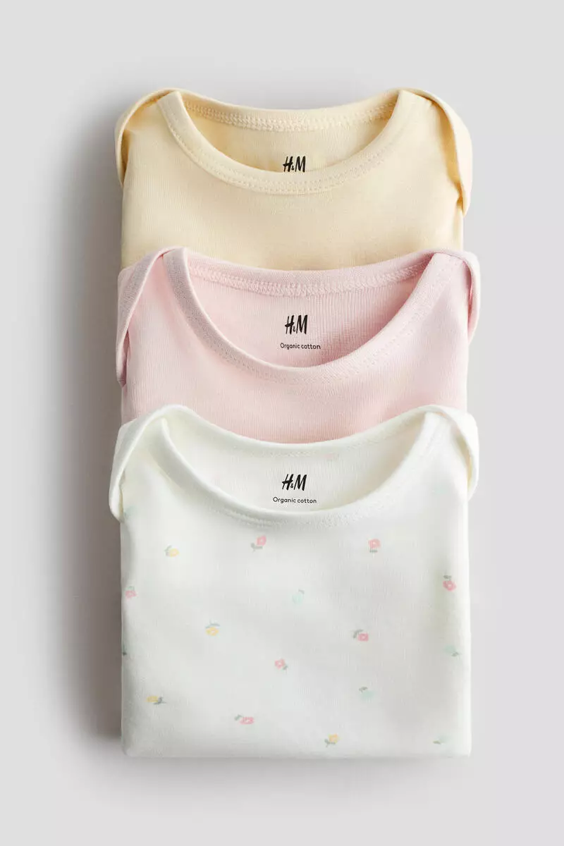 3-pack envelope-neck bodysuits