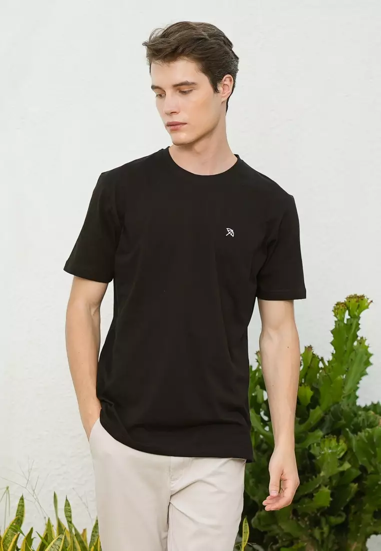 BLACK MEN'S SHORT SLEEVE T-SHIRT
