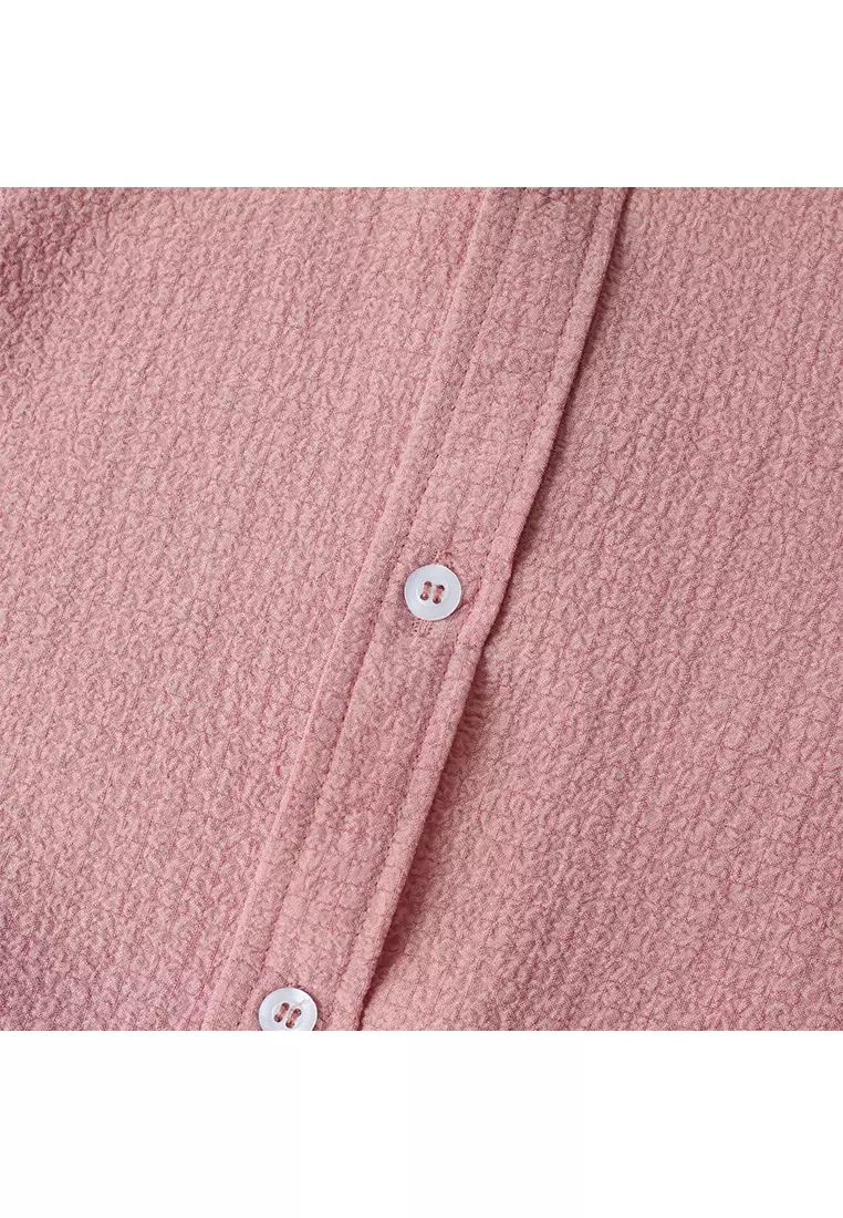 Solid Color Short-Sleeved Shirt YL-A89