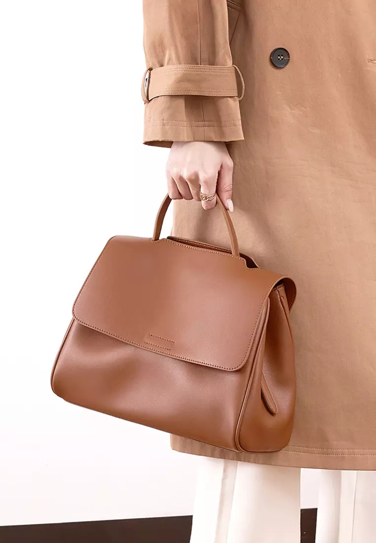 Women's Classic Cowhide Leather 3-Ways Crossbody Bags Shoulder Bags Tote Bags