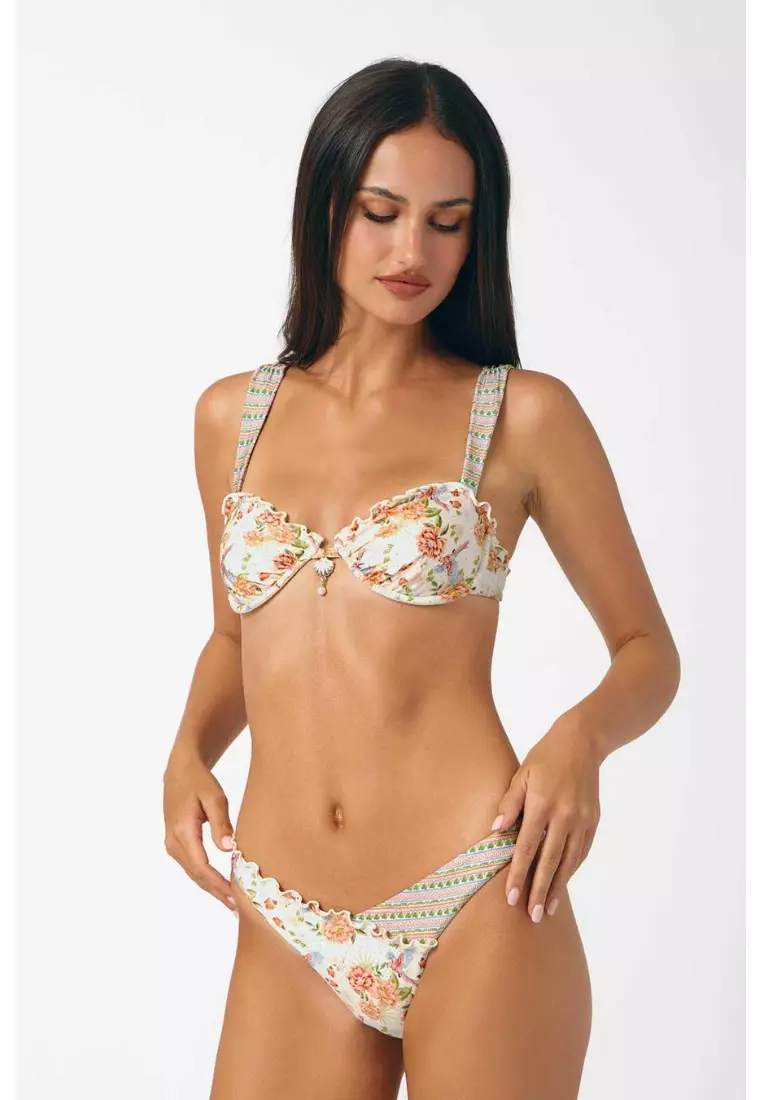 Harper Ruffled Underwire Top / Sanctuary