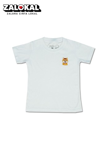 Jual Pop Kidswear Pop Kidswear Shiba White Kids Tee Dog Squad Series Original Zalora Indonesia