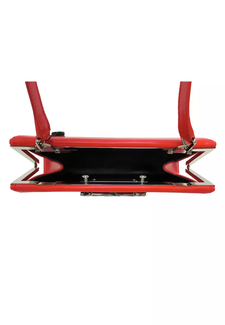 Pre-loved Kenzo Kyoto Shoulder Bag for Women in Medium Red - O4-F862SA990L23-21