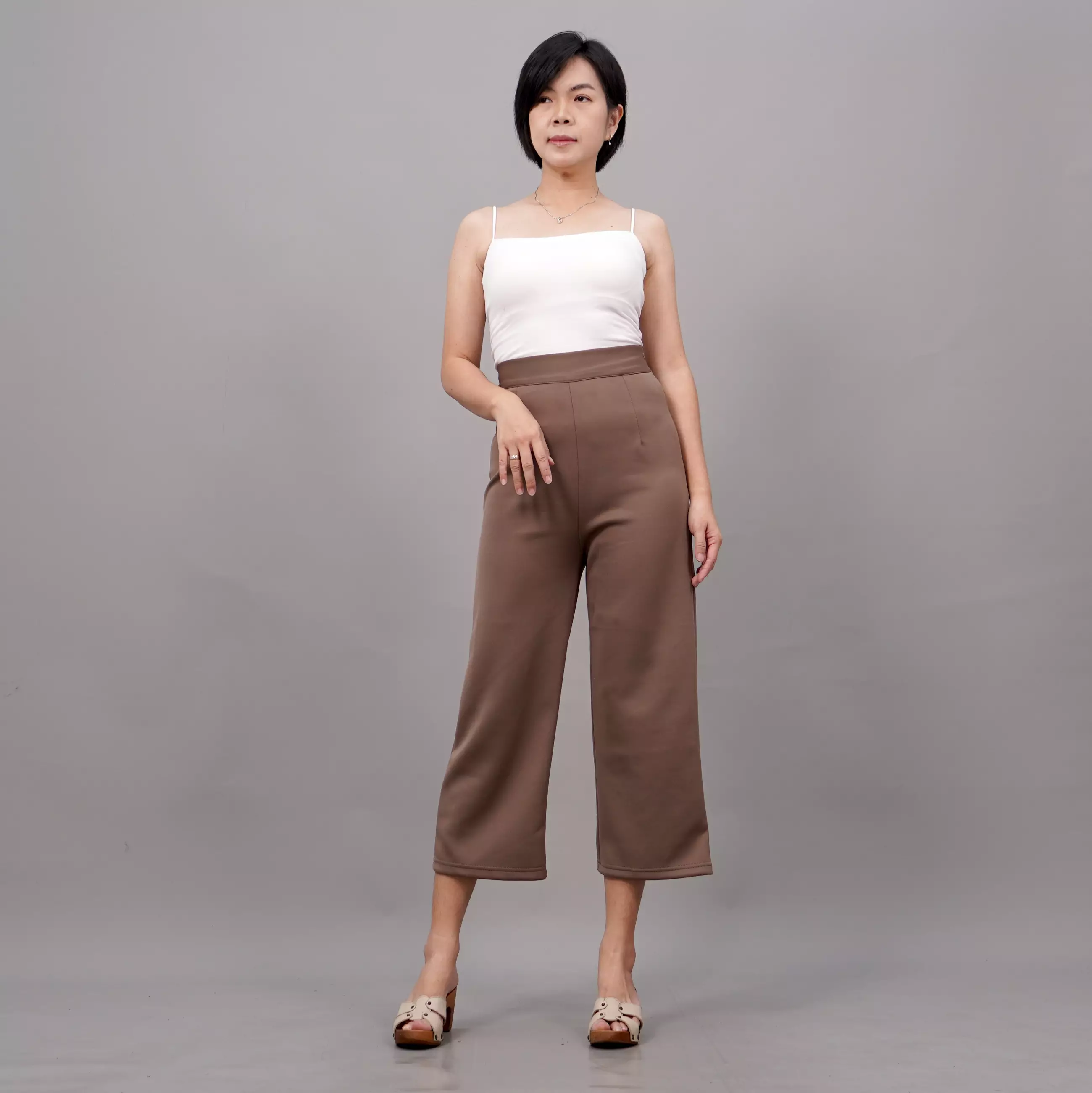  LISA Celana Kulot Wanita Gaya Korea Cullote Pants Korean Style - COKSU