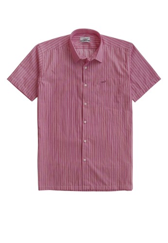 Jual Crocodile Crocodile Enry Rouge Men Shirt Kemeja Lengan Pendek Relax Fit Original Zalora Indonesia