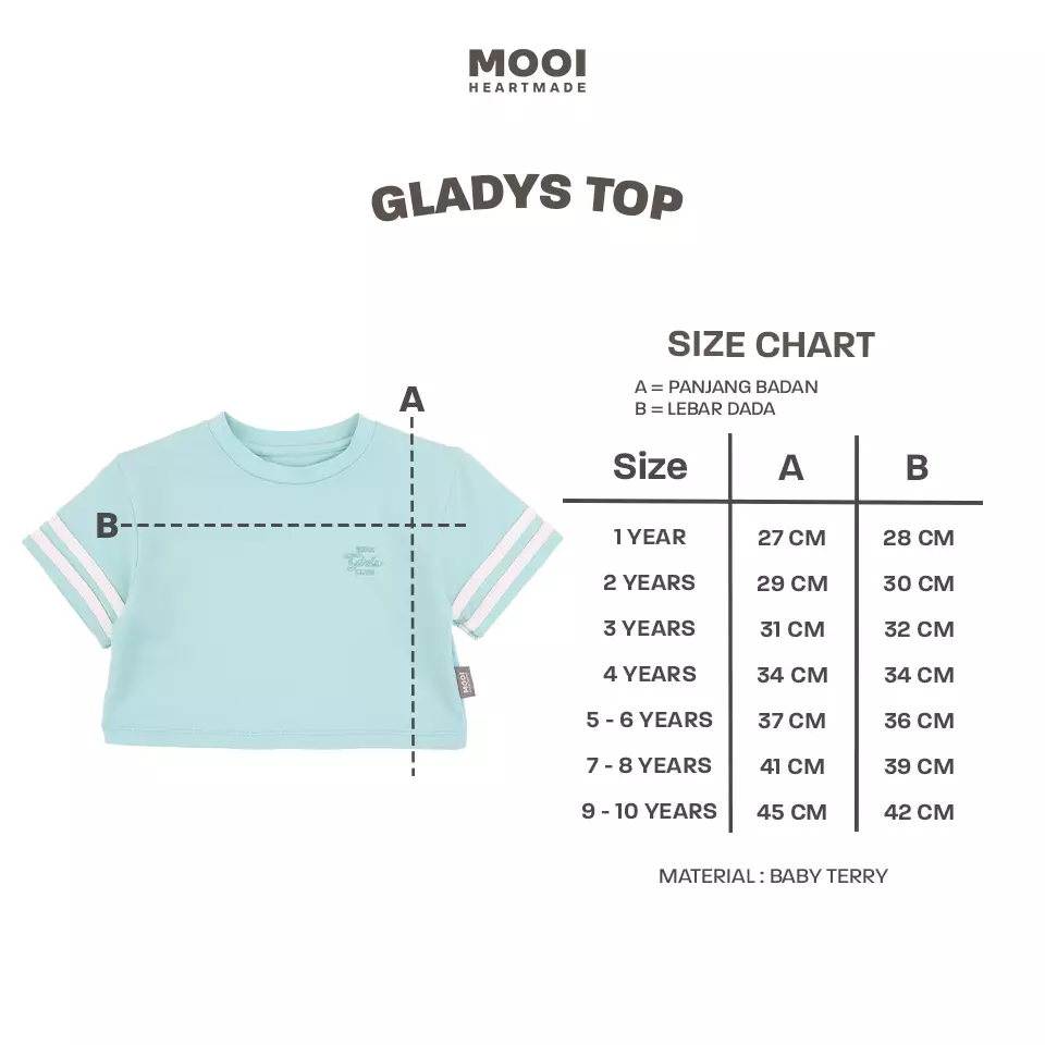 Mooi Kaos Anak Perempuan Gladys Top - Lilac