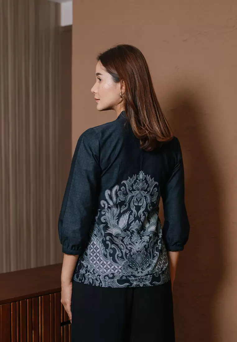 Hadinata Batik Wanita Superfine Blouse Ravina Rayden