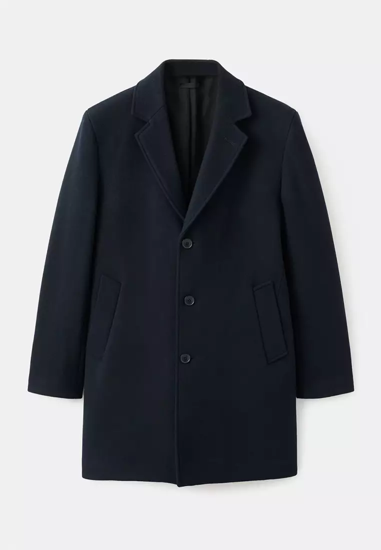 Lightweight Recycled Wool Coat