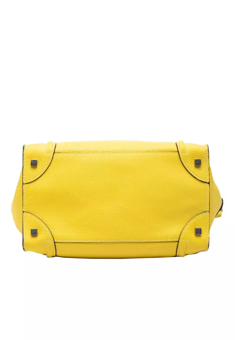Pre-Loved Celine Mini Calfskin Luggage Tote