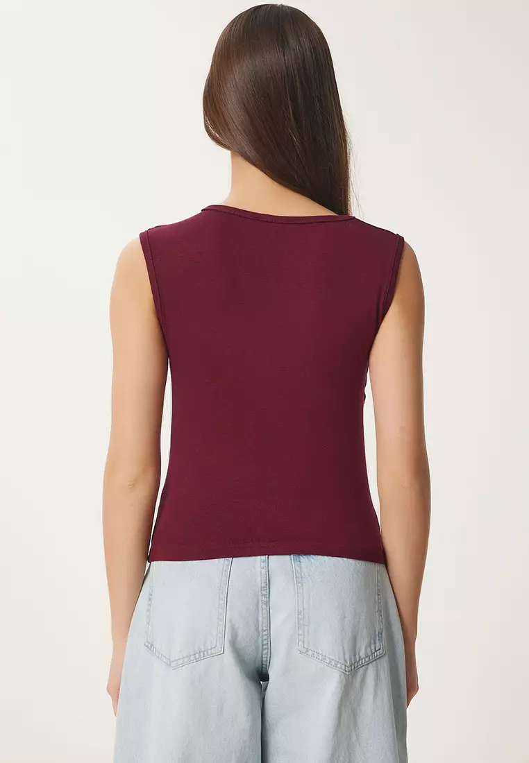 Gathered Knitted Blouse