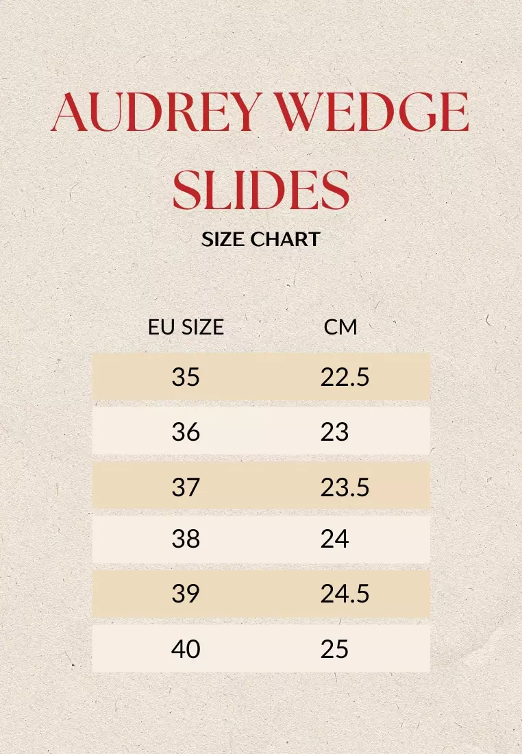 Audrey Wedge Slides