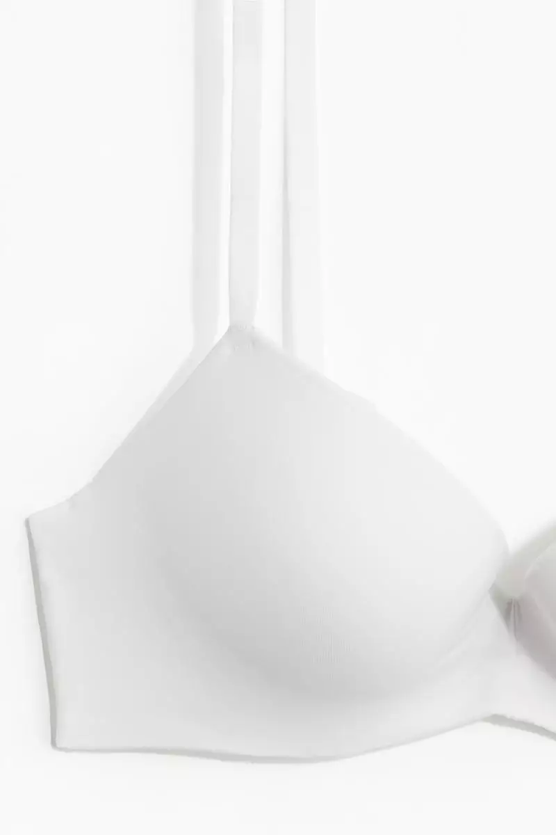 Microfibre push-up bra