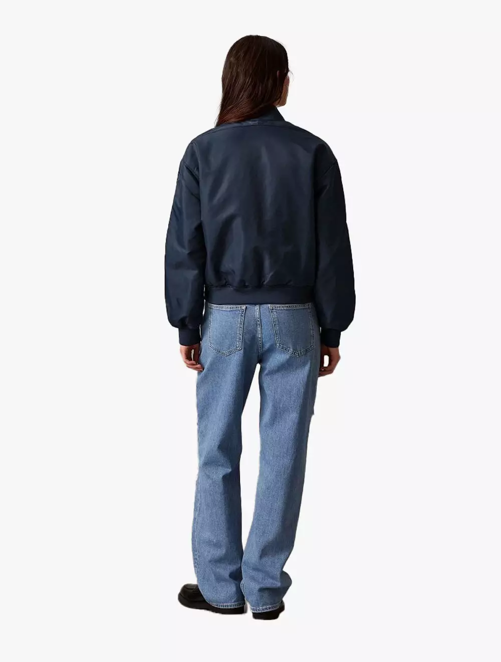 Calvin Klein - Padded Nylon Bomber Jacket - Navy - navy