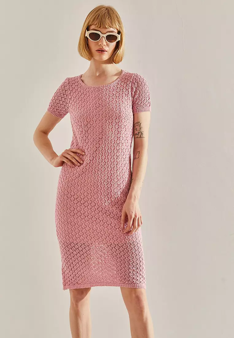 Women's Openwork Lined Dress