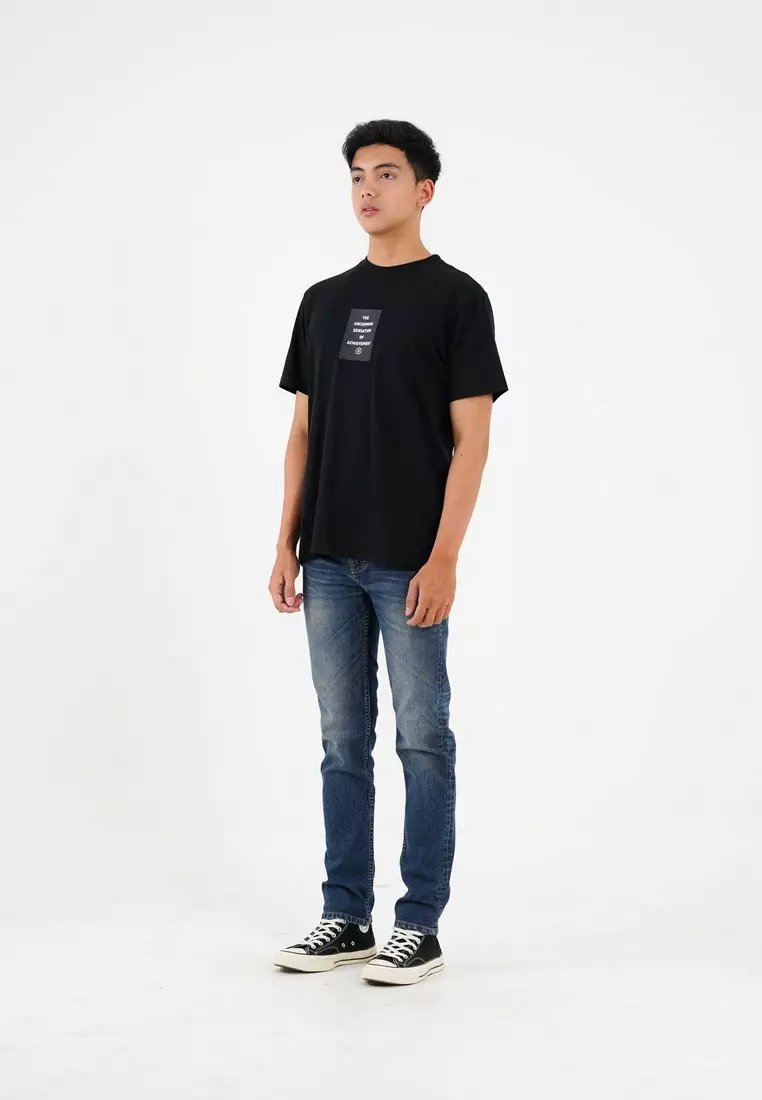 T-Shirt Basic Quote Regular Fit OL-C010723