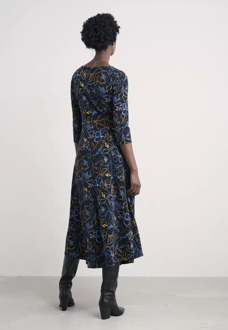 Seasalt Cornwall Navy Veronica Dress