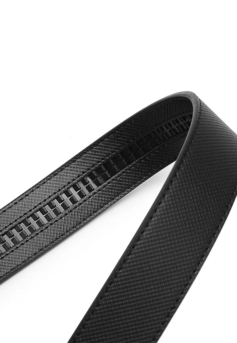 Men's 35mm Automatic Buckle Belt (自動腰帶) - 黑色