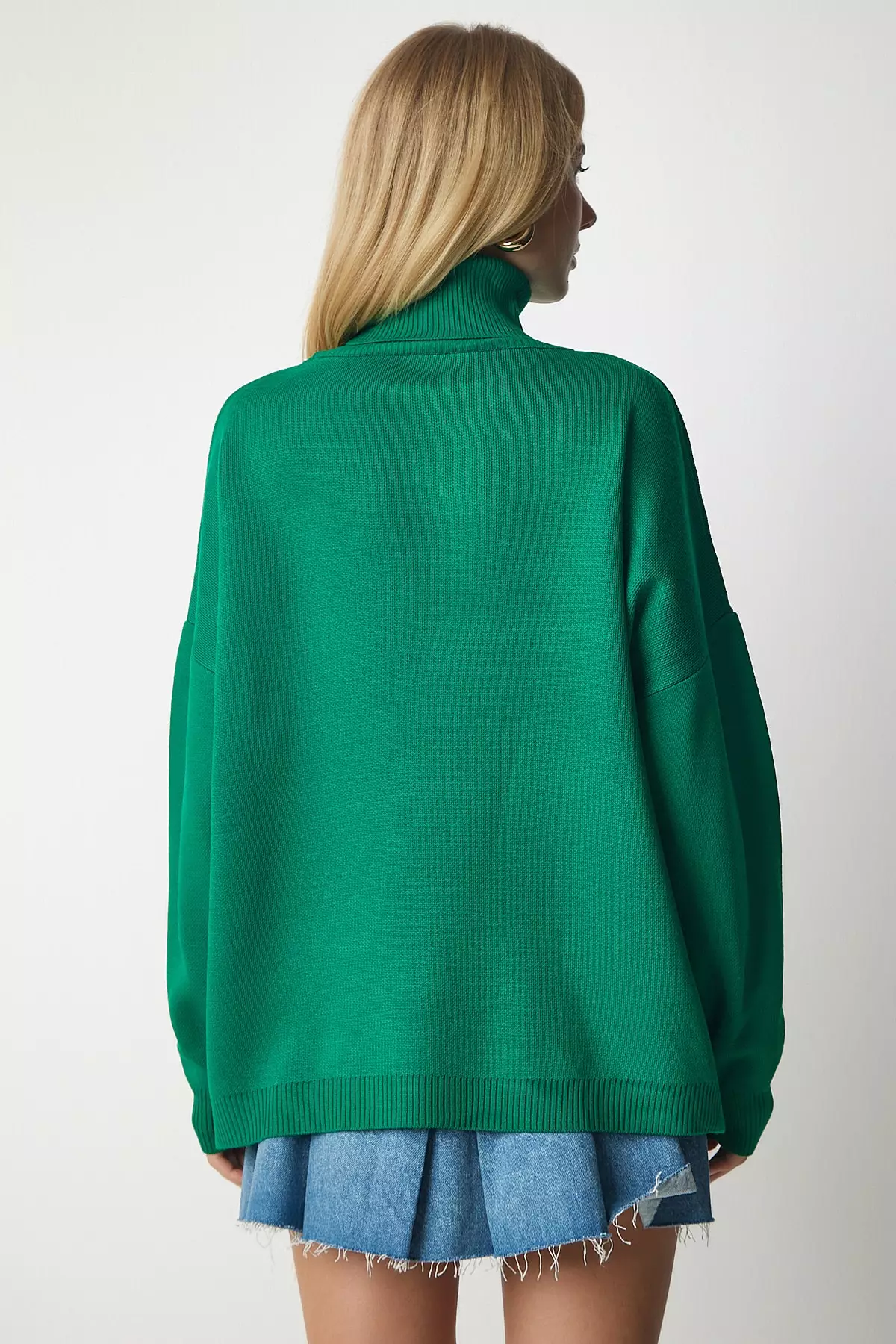 Turtleneck Knit Sweater