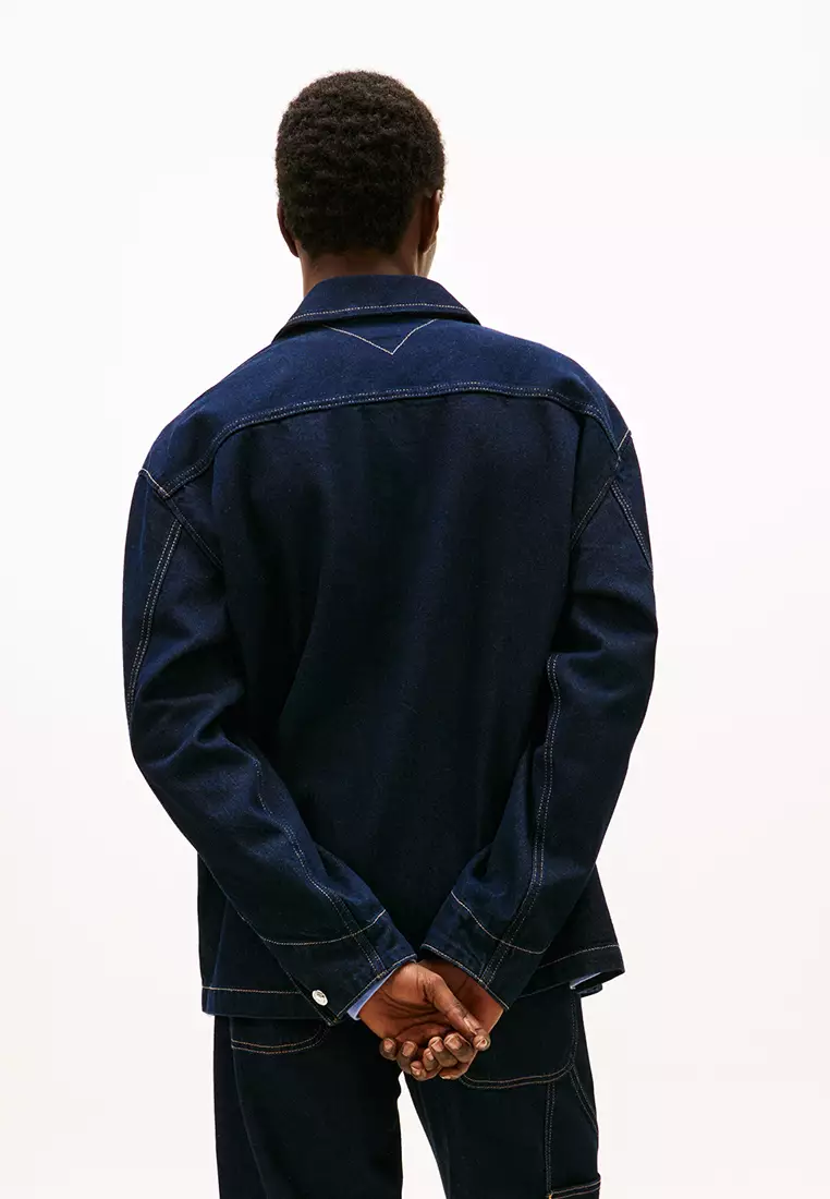 Relaxed Denim Chore Jacket - Tommy Jeans
