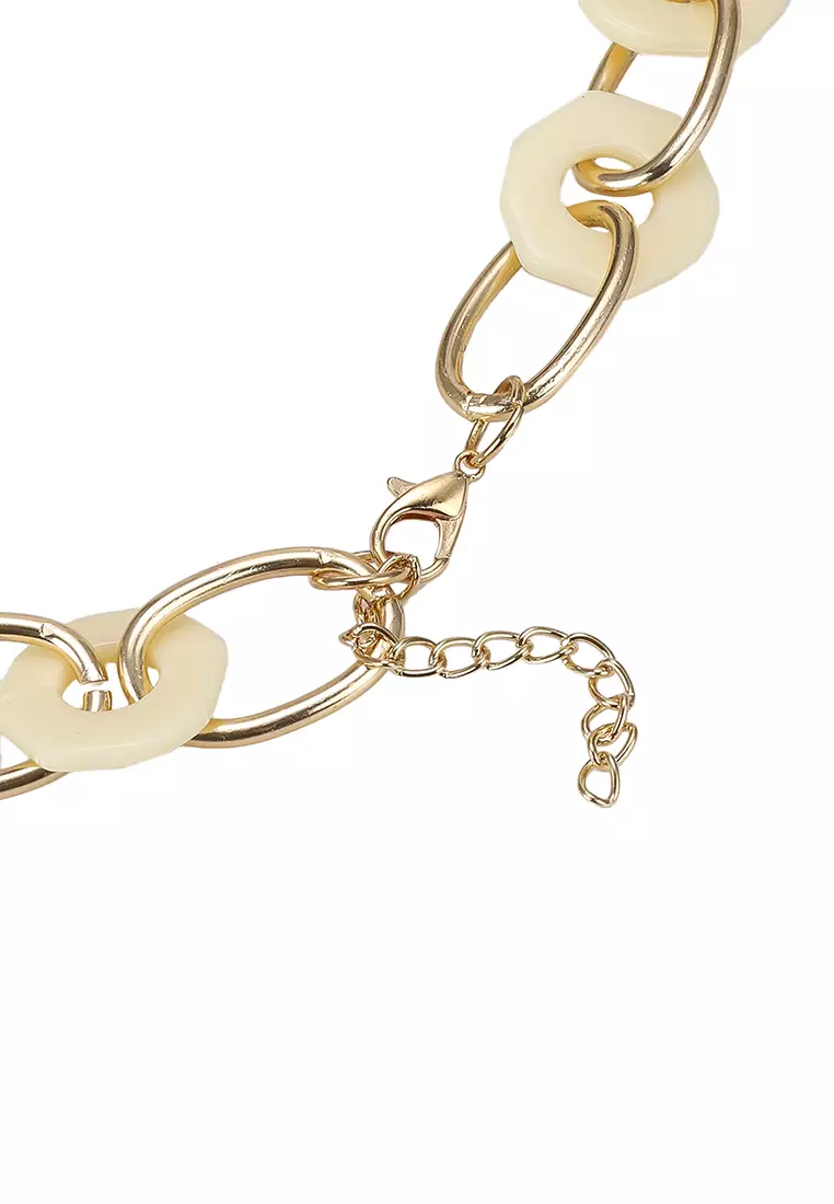 Tortoise Shell Necklace Chunky Bohemian Tortoise Shell Acrylic