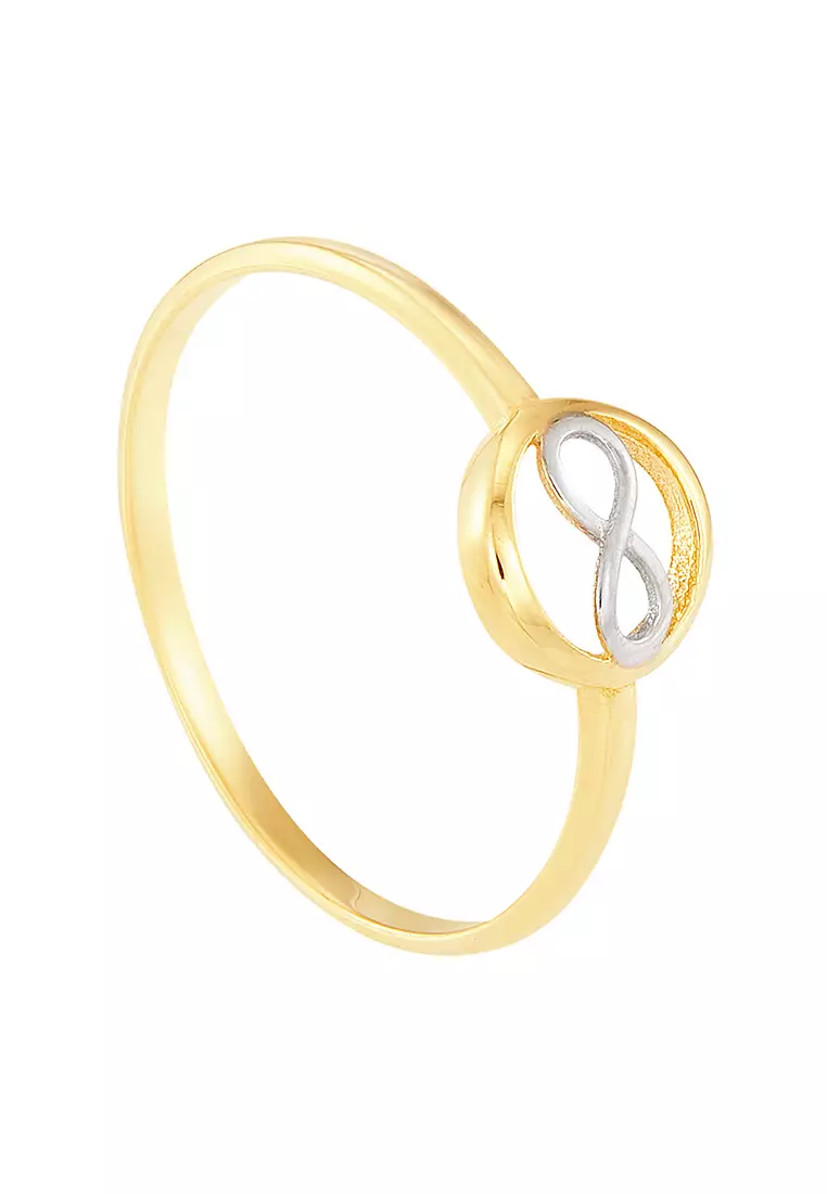 HABIB 375/9K Yellow and White Gold Ring MNM250(R)