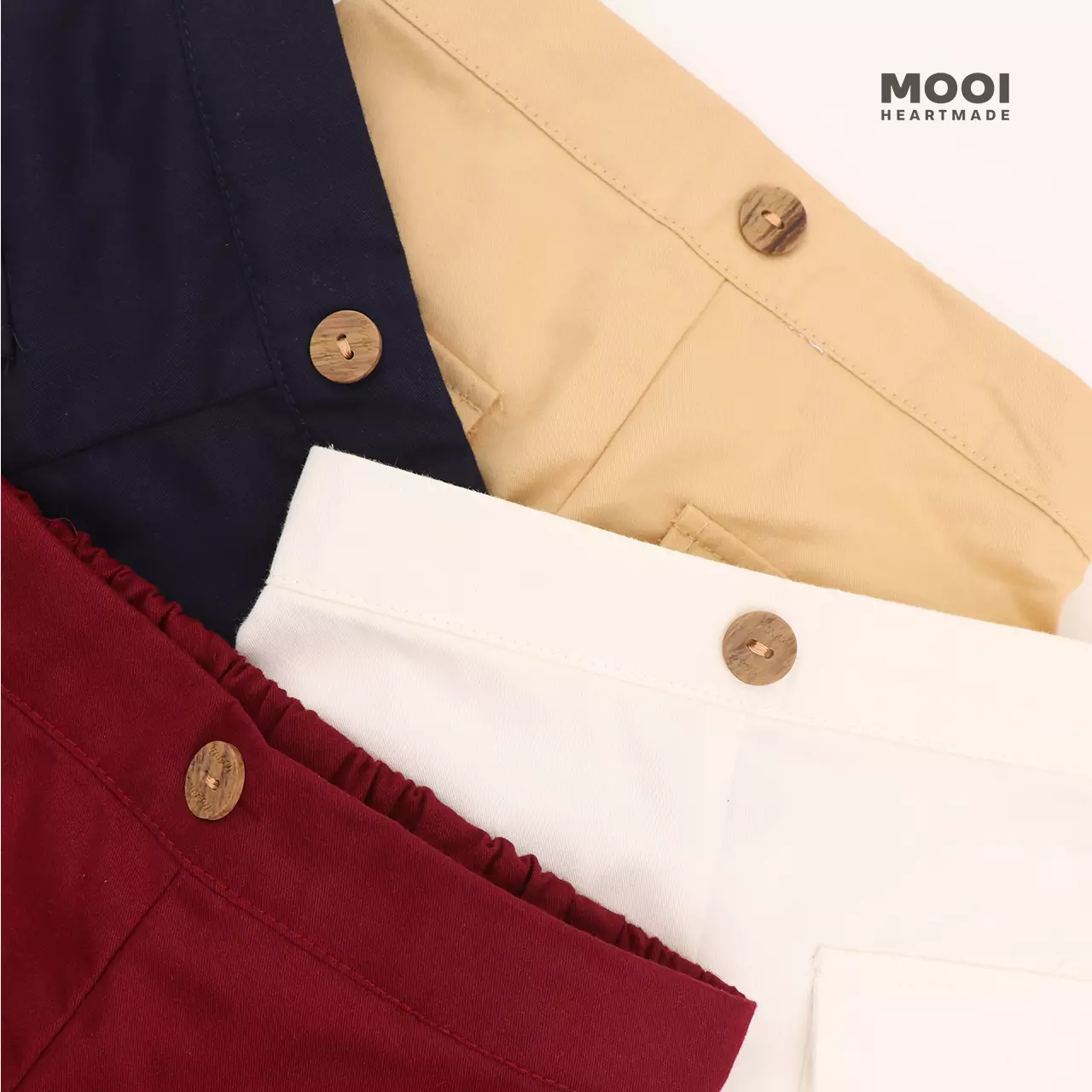 Mooi Celana Panjang Anak Perempuan Everly Pocket Pants - Off White