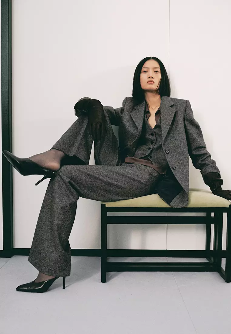 Speckled Wool Trousers