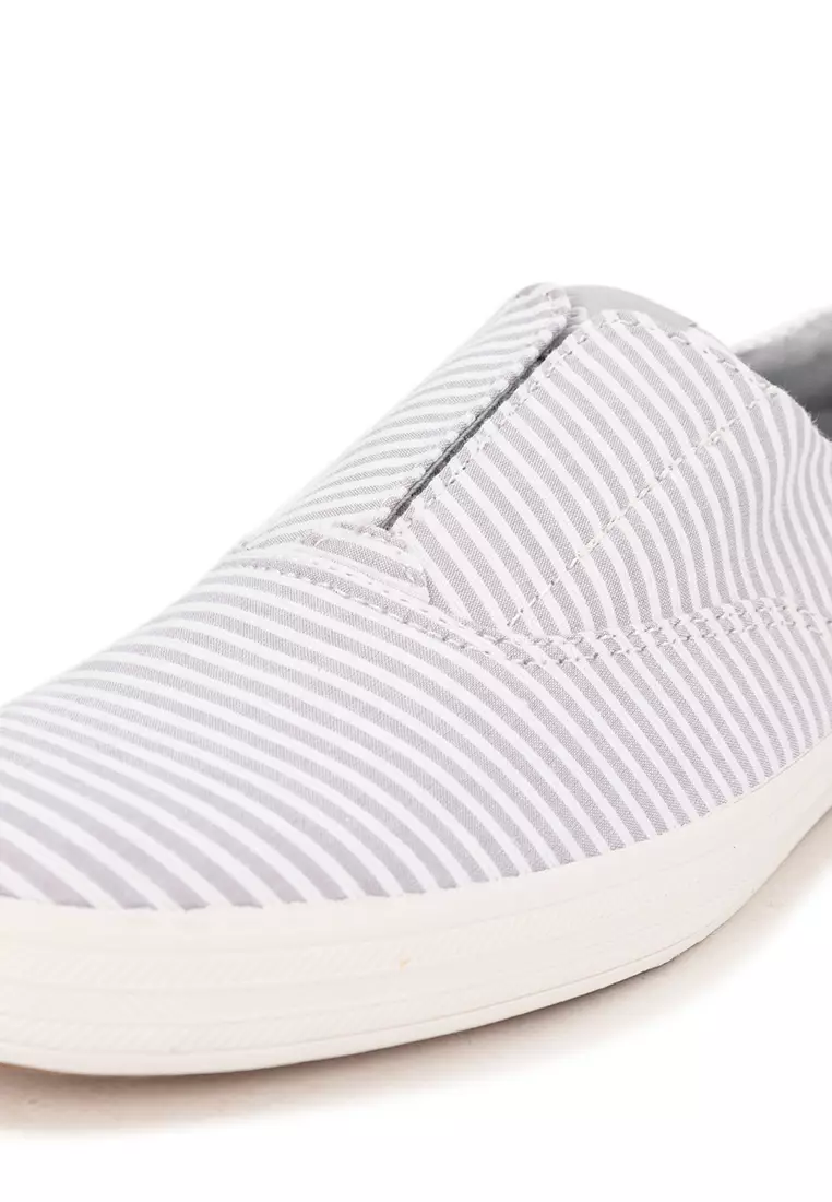 Champion Round Toe Slip Ticking Stripe Shoes