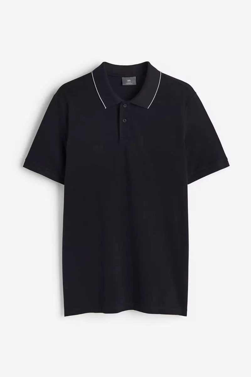 Buy H&M Slim Fit Cotton polo shirt 2024 Online ZALORA Philippines