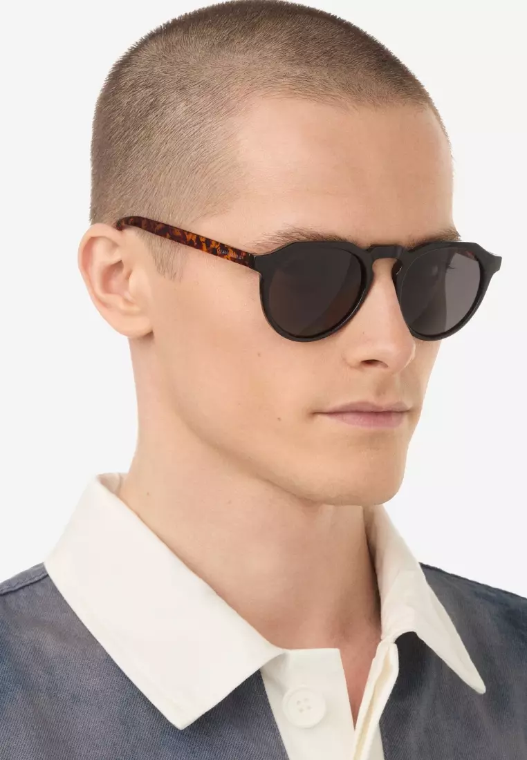 Warwick - Polarized Black Carey Sunglasses for Men and Women, Unisex. Official Product designed in Spain