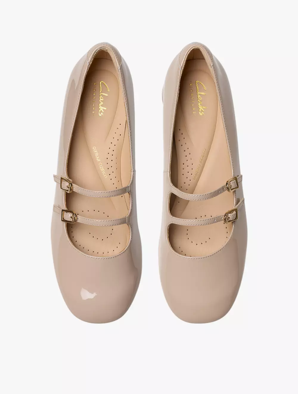 Clarks Daiss30 Shine Sand Patent