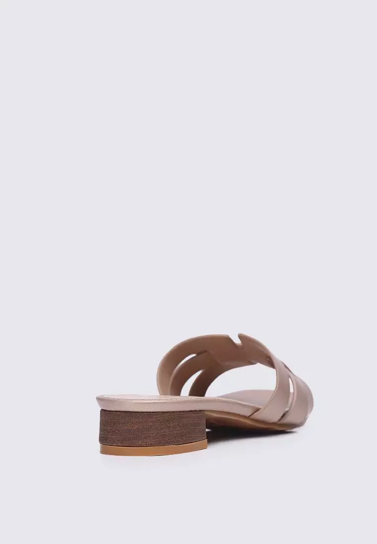 Isla Comfy Sandals In Rose Gold