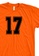 MRL Prints orange Number Shirt 17 T-Shirt Customized Jersey 6D064AAD7DC474GS_2