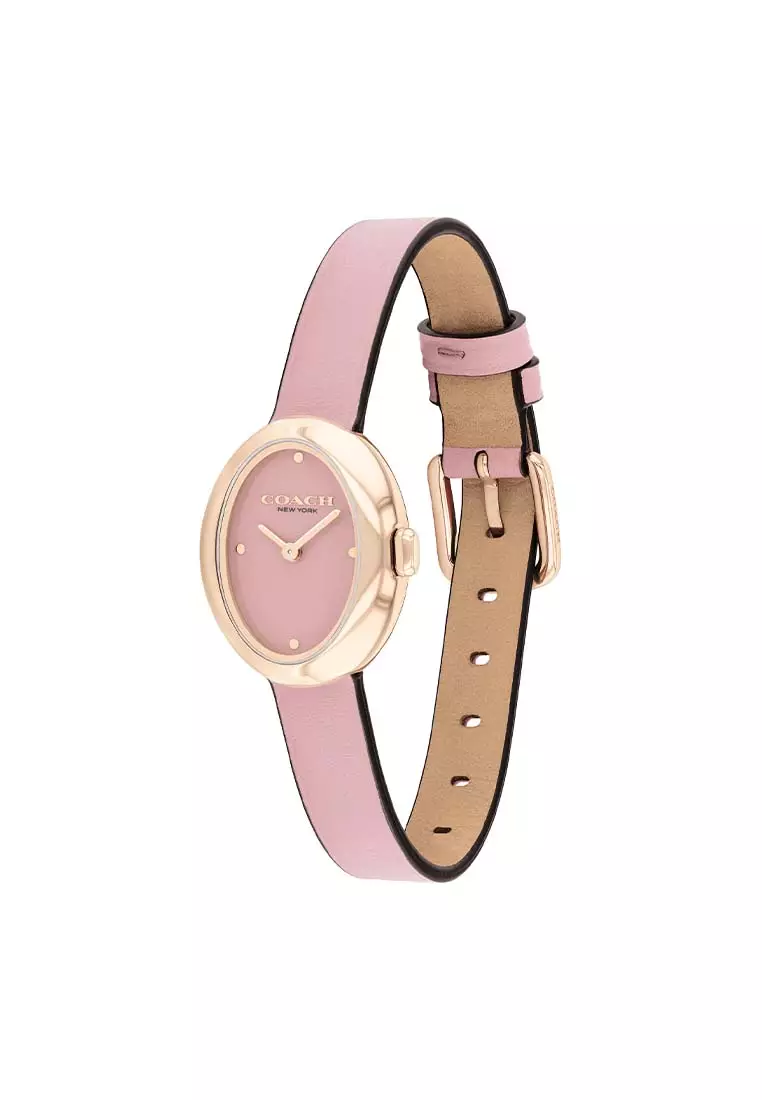Buy Coach Sammy Pink Leather Strap Analog Women's Watch CO