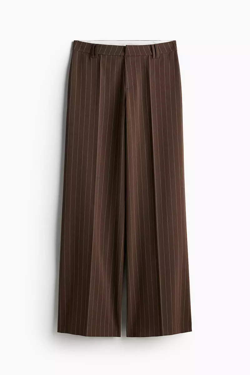 Wide tailored trousers